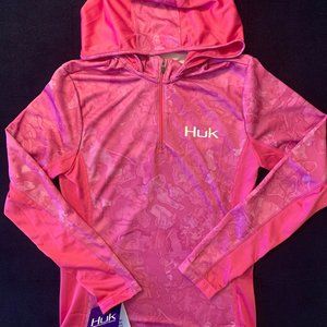 Fitted Women HUK Fishing Shirt Camo